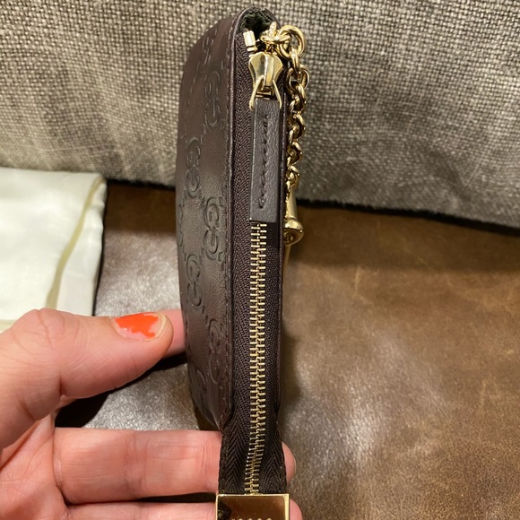 Gucci Brown Leather Key Case - Picture 5 of 8